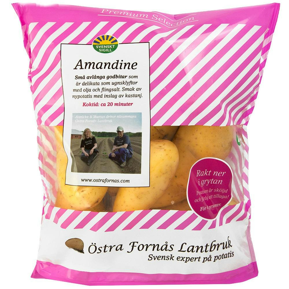 Frukt & Grönt Potatis Amandine Klass1 900g
