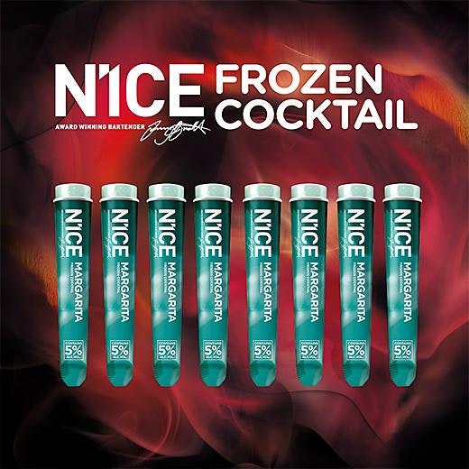 N1ce Cocktail Glass Cocktail Margarita 5% Alkohol Fryst 8-p N1ce Cocktail