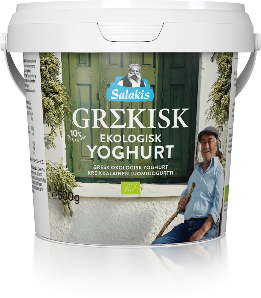 Salakis Grekisk Yoghurt 10% EKO 500g Salakis