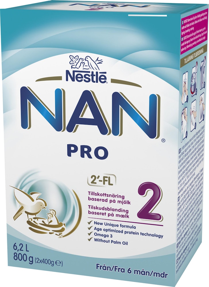Nestlé Ersättning NAN Pro 2 6M 5,9L Nestlé