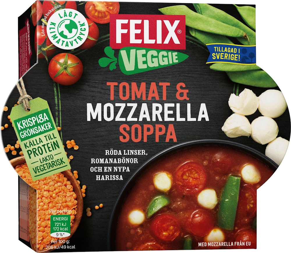 Felix Soppa Tomat & Mozzarella Fryst Felix
