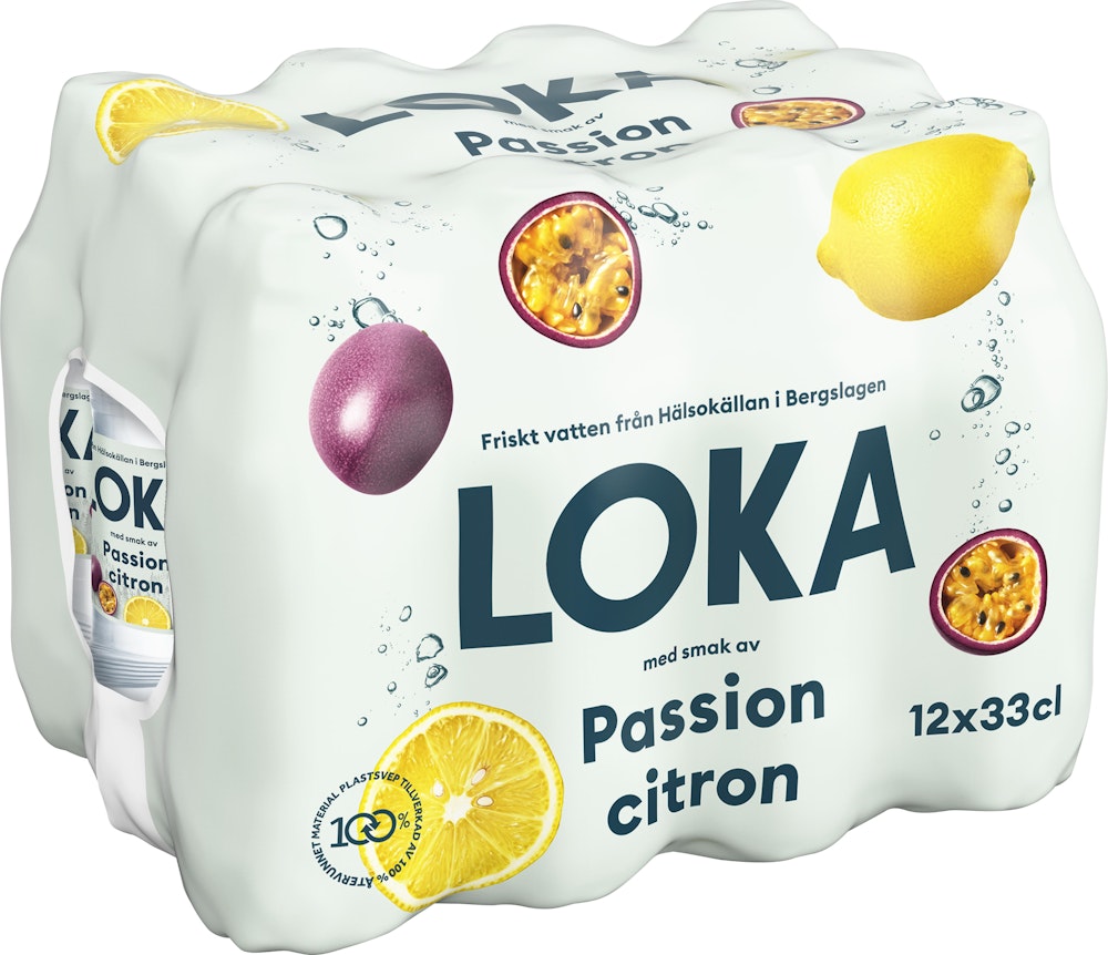 Loka Passionsfrukt/Citron 12x