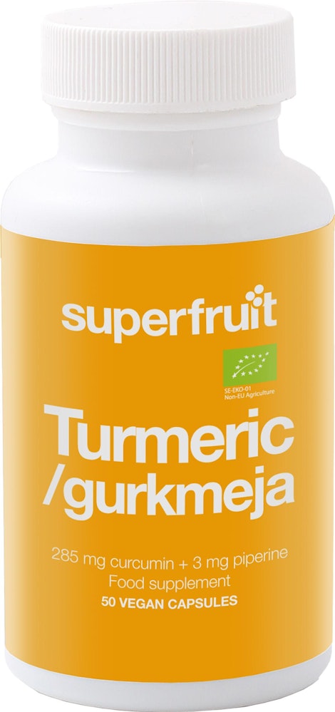 Superfruit Gurkmeja Kapslar EKO 50-p Superfruit