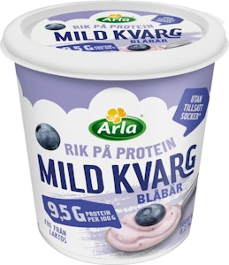 Arla Mild Kvarg Blåbär Laktosfri 0,2% 1000g Arla