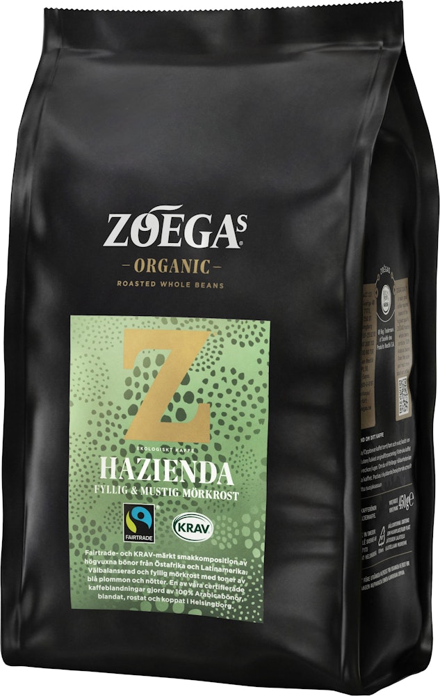 Zoegas Kaffebönor Hazienda EKO/KRAV/Fairtrade 450g Zoegas