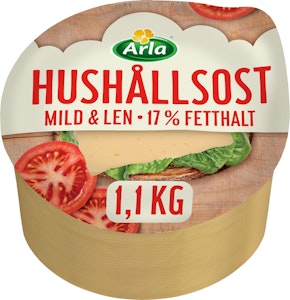 Hushållsost 17% Ca1,1Kg