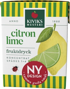 Kiviks Fruktdryck Citron & Lime 2dl Kiviks