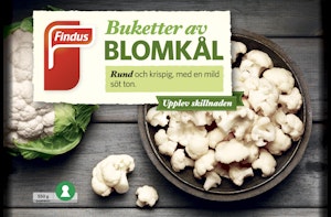 Findus Blomkål Fryst 550g Findus