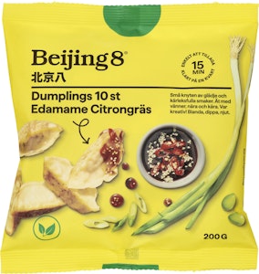 Beijing8 Dumpling Edamame & Citrongräs Fryst