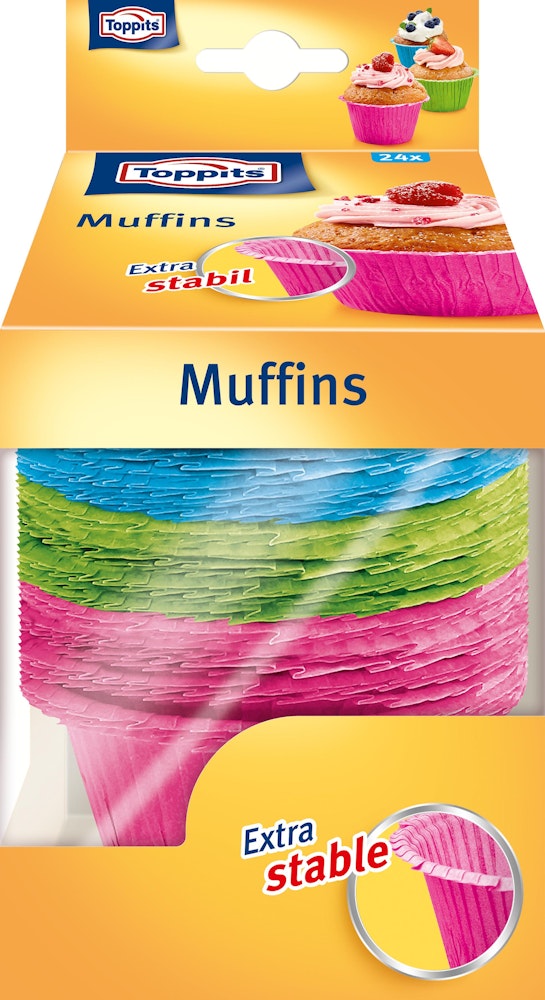 Toppits Muffinsform Extra Stabil 24-p Toppits