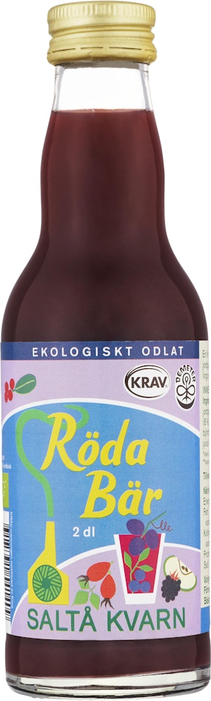 Saltå Kvarn Röda Bär Juice EKO/KRAV Saltå Kvarn