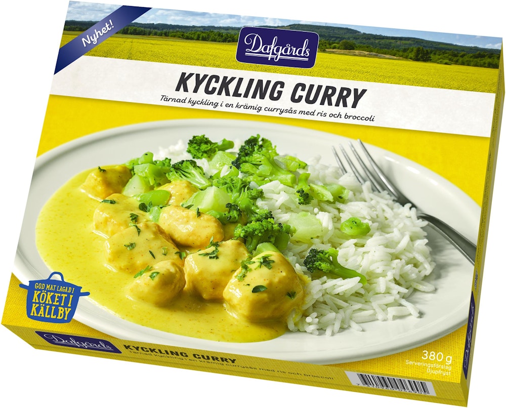 Dafgårds Kyckling Curry Fryst 380g Dafgårds