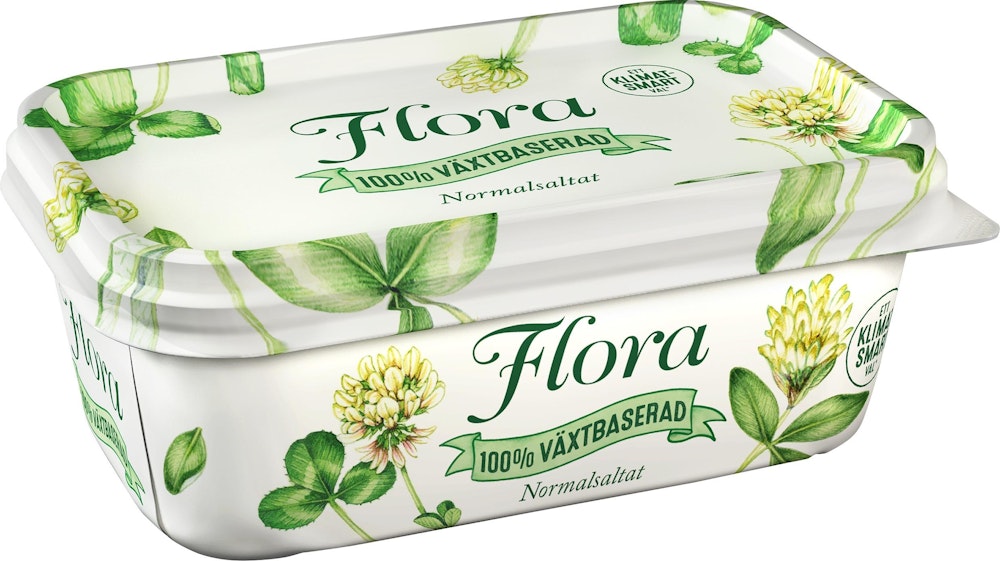 Flora 100% Växtbaserad 400g