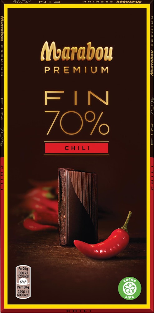 Marabou Premium 70% Cocoa Chili Marabou