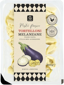 Garant Färsk Pasta Tortelloni Aubergine 250g Garant