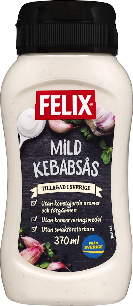 Felix Mild Kebabsås 370ml Felix
