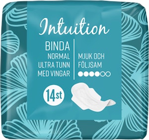 Intuition Binda Normal Ultra Tunn med Vingar 14-p Intuition