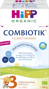 Hipp Modersmjölkersättning Pulver Combiotik 3 EKO 600g Hipp