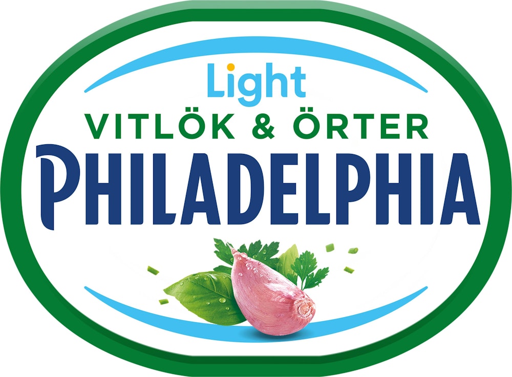 Philadelphia Färskost Vitlök/Örter Light Philadelphia