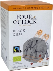 Four O´Clock Svart Te Chai EKO/Fairtrade 16-p Four O'Clock