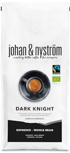 Johan & Nyström Kaffe Dark Knight Espresso Fairtrade 500g Johan & Nyström