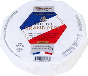 Falbygdens Rekommenderar Brie du Grand Père 31% 500g Falbygdens Rekommenderar
