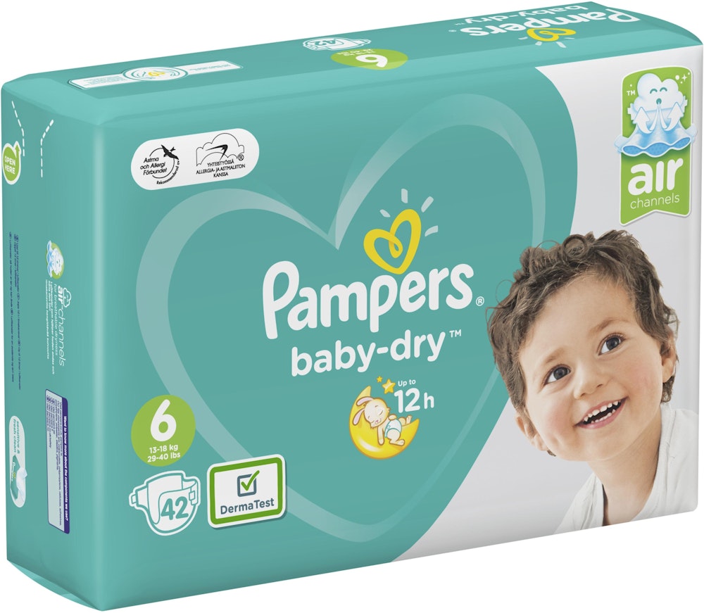 Pampers Blöjor Baby Dry S6 13- 42-p Pampers