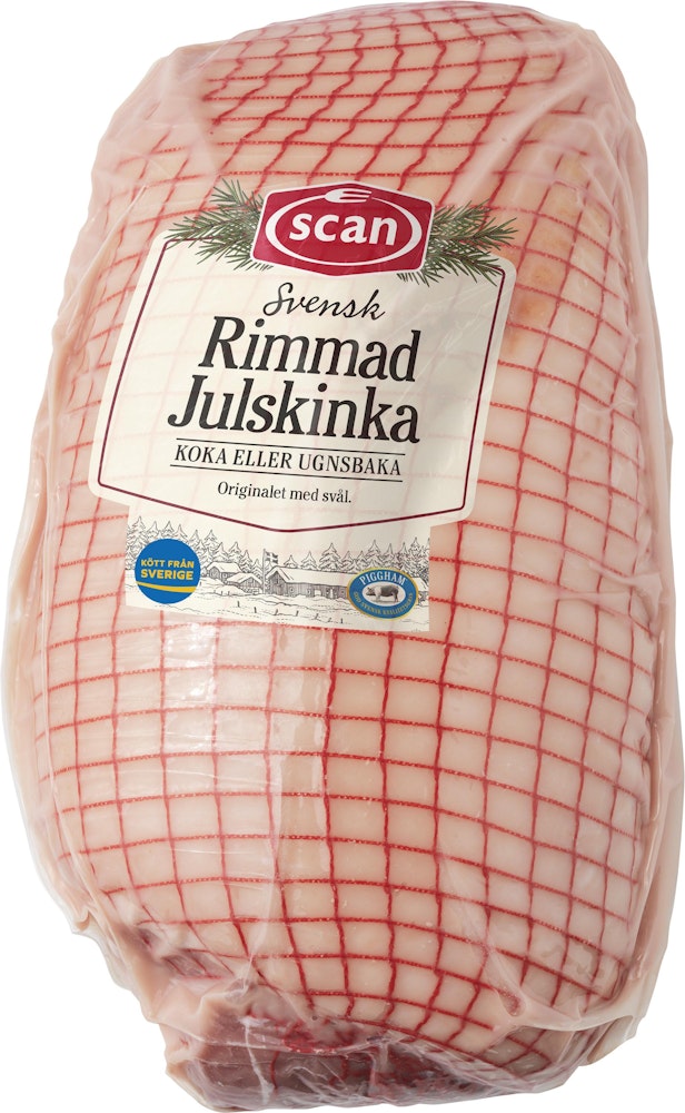 Scan Julskinka Rimmad Färsk ca 3,5 kg Scan