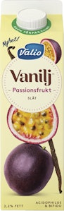 Valio Yoghurt Vanilj & Passionsfrukt 2,2% 1000g Valio