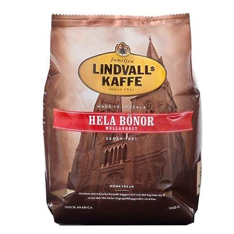 Lindvalls Kaffe Kaffe Mellanrost Hela Bönor Lindvalls