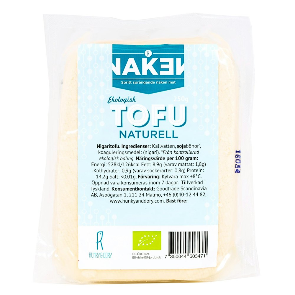 Naken Tofu Naturell EKO Naken