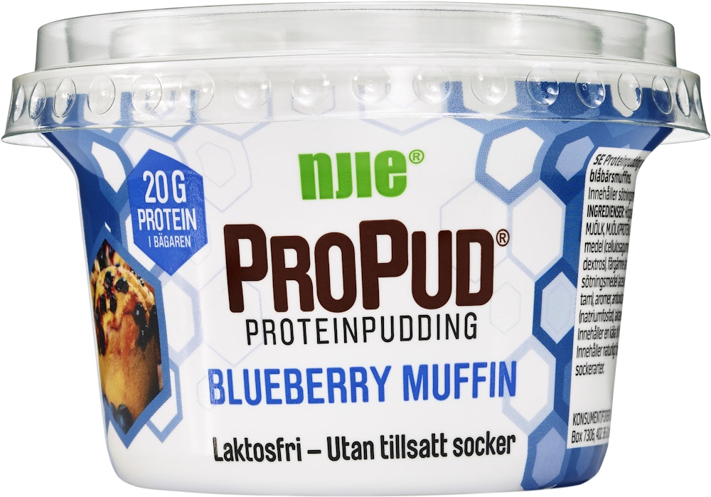 Njie Proteinpudding Blåbärsmuffin Njie