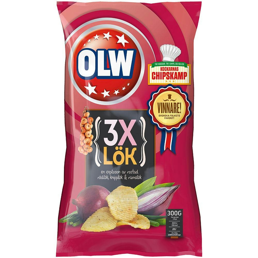 OLW Chips 3xlök Olw
