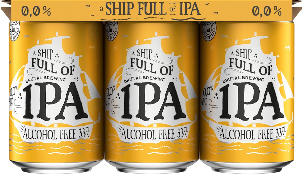 Brutal Brewing A Ship Full of IPA 0,0% 6x33cl Brutal Brewing