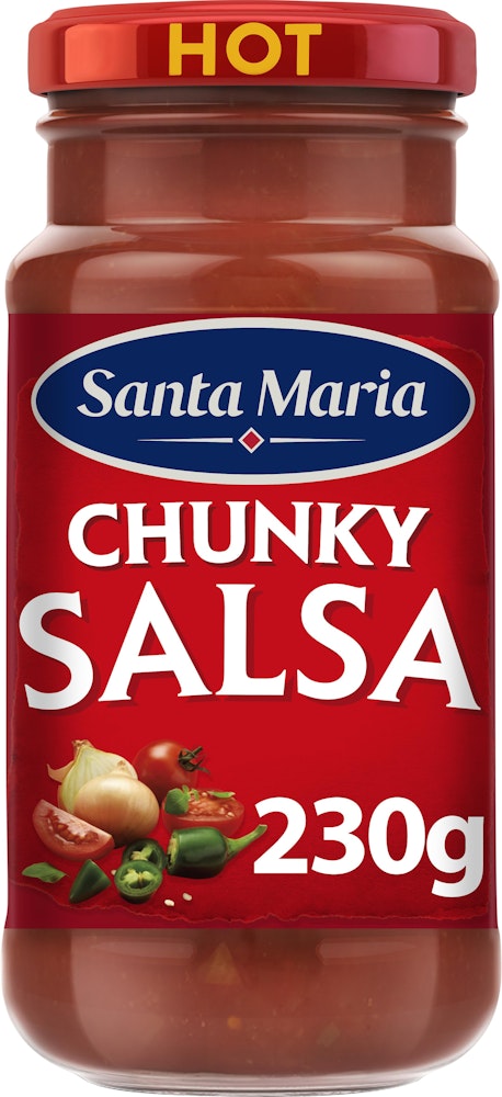 Santa Maria Chunky Salsa Hot 230g Santa Maria