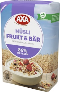 AXA Müsli Frukt & Bär 600g Axa