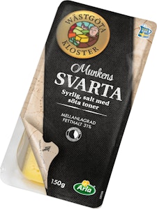 Wästgöta Kloster Munkens Svarta 31% Skivad 150g Wästgöta Kloster