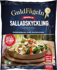 Guldfågeln Salladskyckling Grillad Fryst