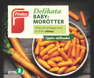 Findus Babymorötter Frysta 500g Findus