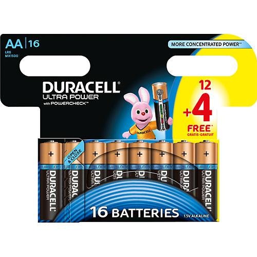Duracell Ultra Power AA 12+4 Duracell