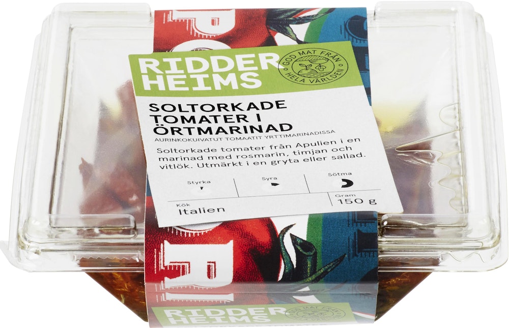 Ridderheims Soltorkade Tomater I Örtmarinad Ridderheims