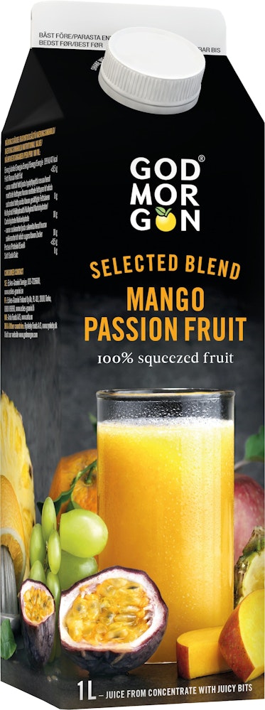 God Morgon Juice Mango & Passionsfrukt 1L God Morgon