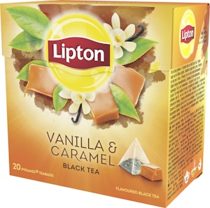 Lipton Svart Te Vanilla Caramel Pyramidte 20-p Lipton