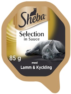 Sheba Kattmat Lamm & Kyckling i Sås 85g Sheba