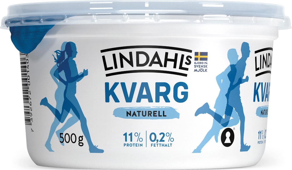 Lindahls Kvarg Naturell 0,2% 500g Lindahls