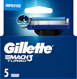 Gillette Rakblad Mach3 Turbo 5-p Gillette