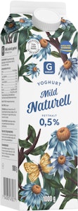 Garant Yoghurt Naturell 0,5% 1000g Garant