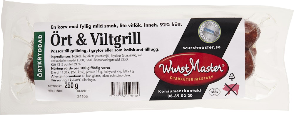 Wurstmaster Ört & Viltgrill Wurstmaster