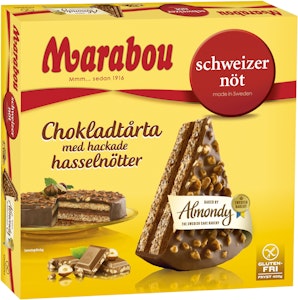Mjölkchokladtårta Schweizernöt Fryst Marabou