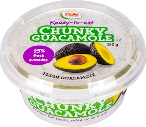 Dole Guacamole Färsk 95% Avokado 150g